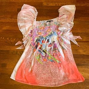 Ed Hardy top size M in great condition